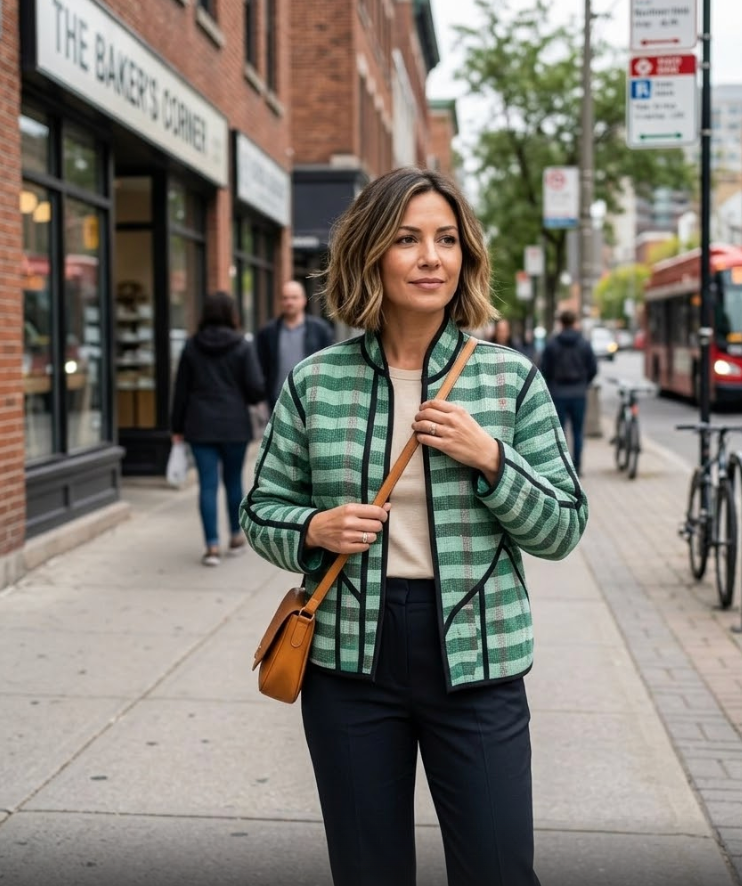 Veste Kantha réversible — Pièce unique n°041