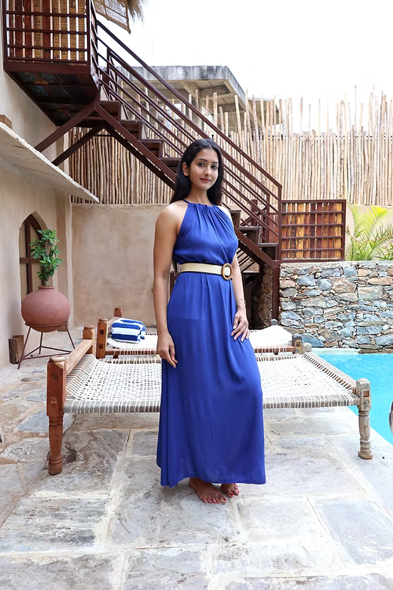 Robe Bahia – robe longue fluide en coton