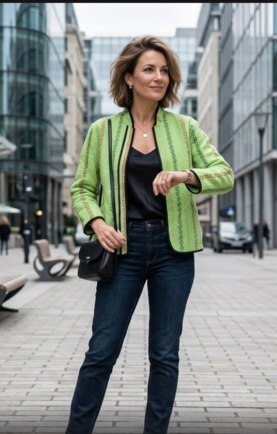 Veste Kantha réversible — Pièce unique n°011