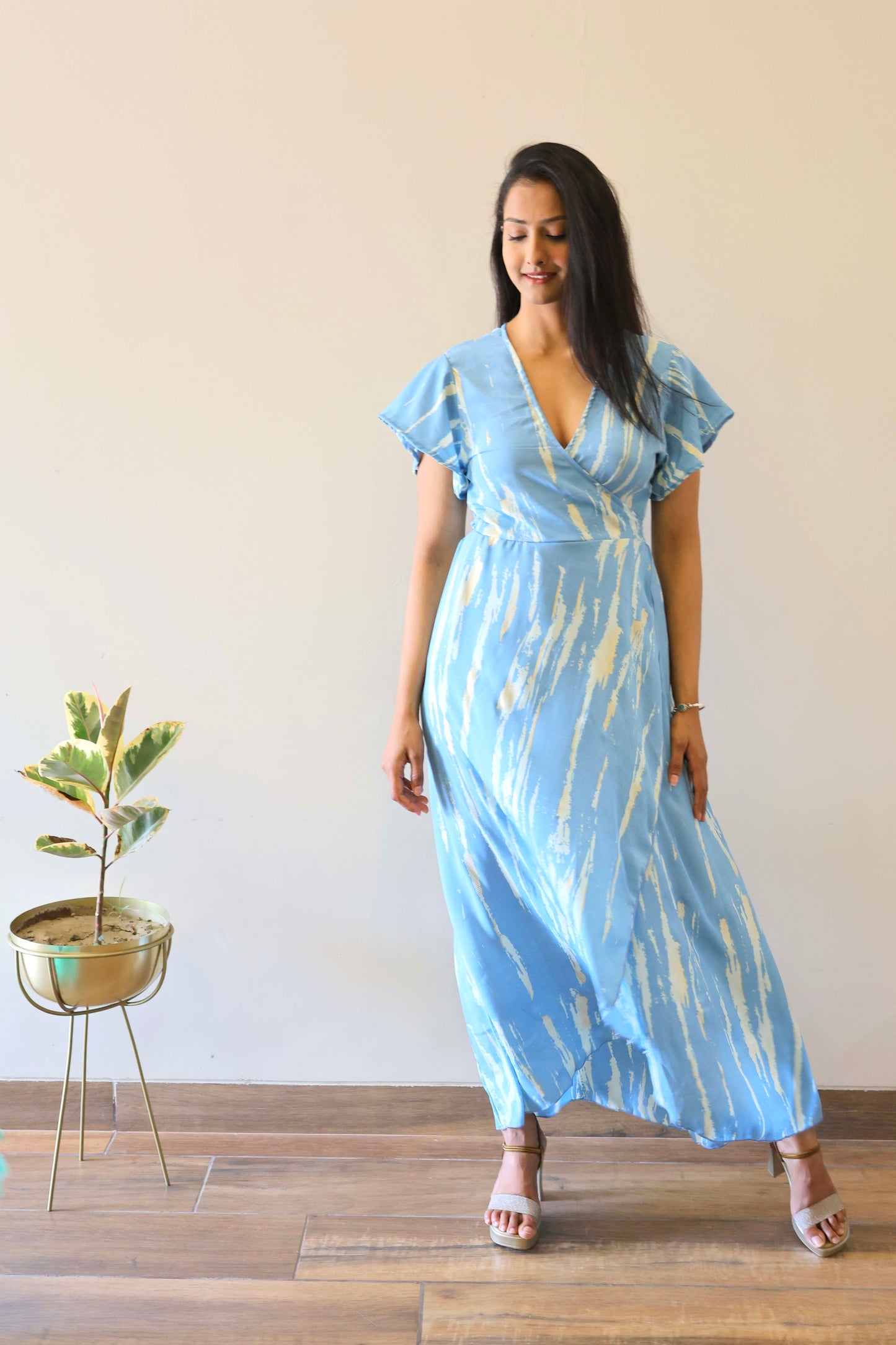 Robe Longue Portefeuille Luna