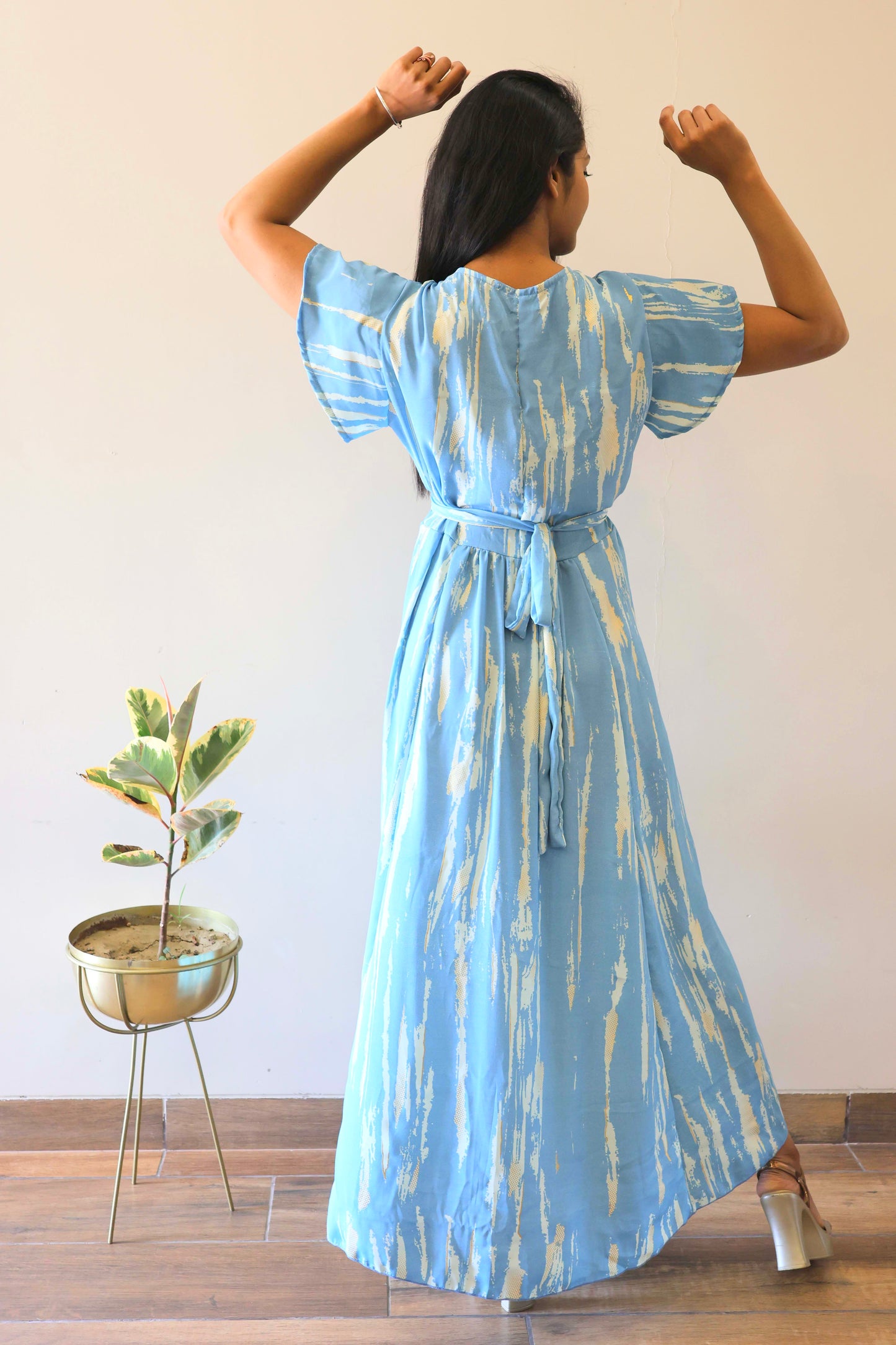 Robe Longue Portefeuille Luna
