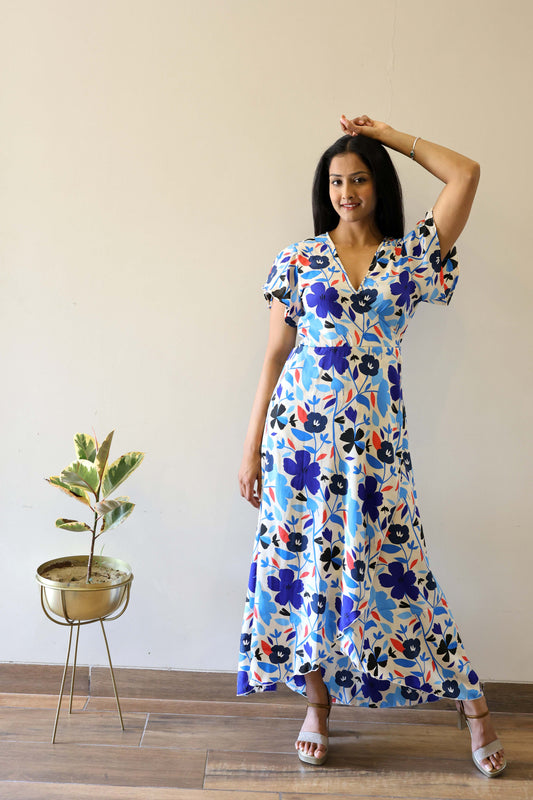 Robe Longue Portefeuille Luna