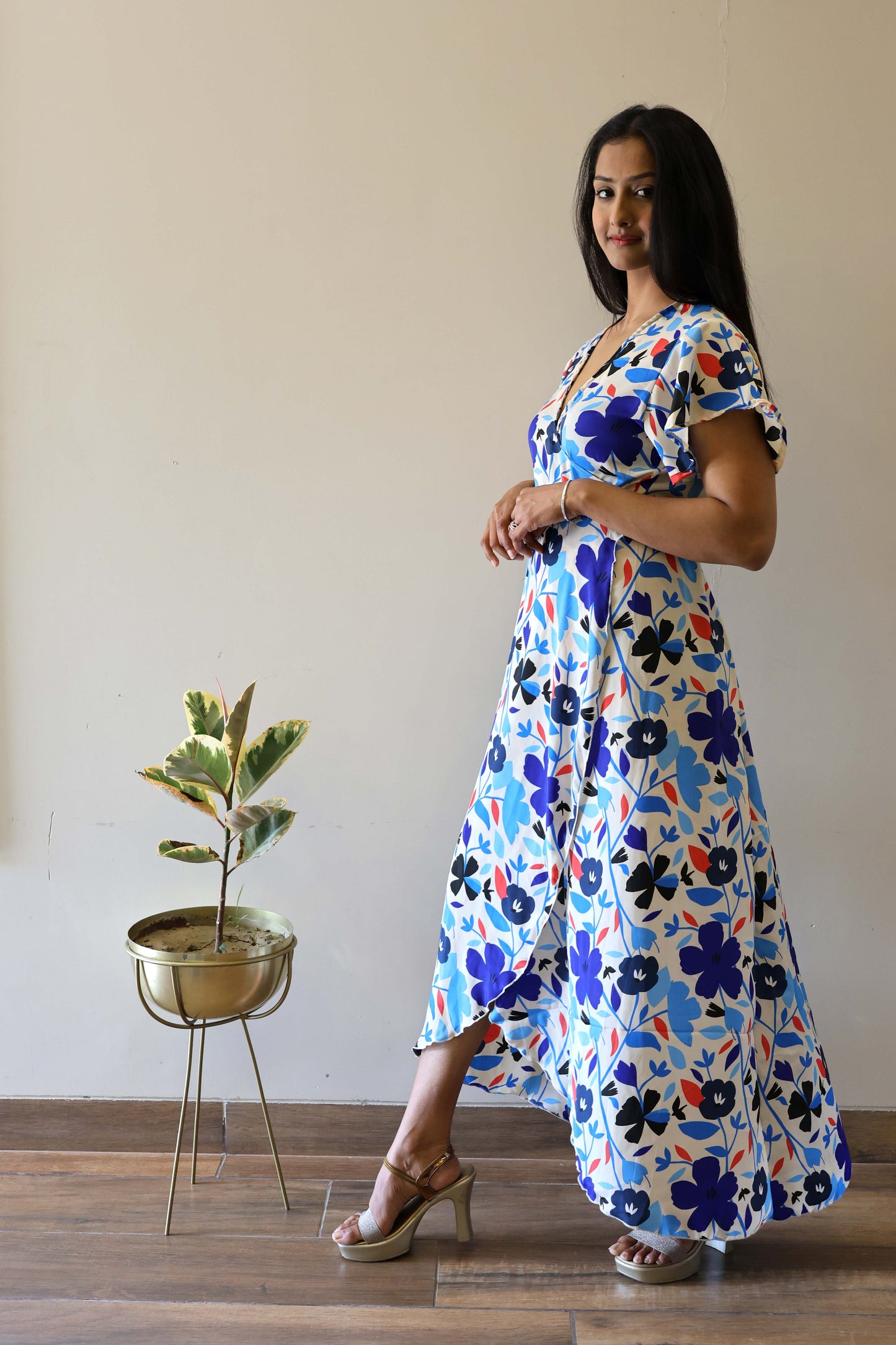 Robe Longue Portefeuille Luna