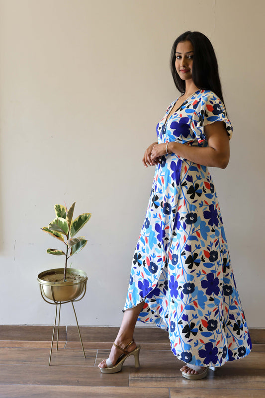 Robe Longue Portefeuille Luna