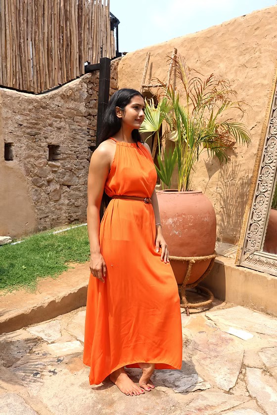 Robe Bahia – robe longue fluide en coton
