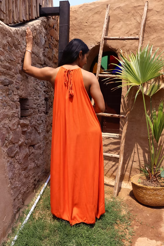 Robe Bahia – robe longue fluide en coton