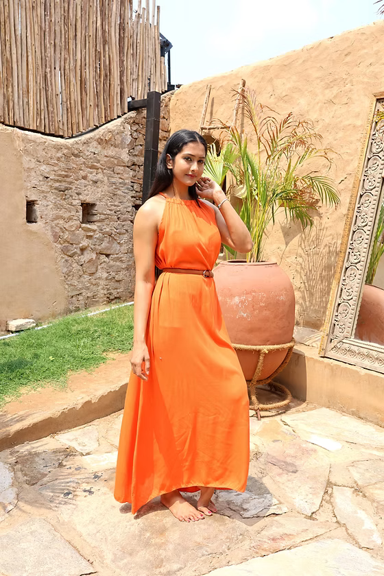 Robe Bahia – robe longue fluide en coton