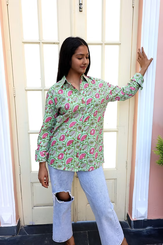 Chemise Aubépine – chemise coton fluide